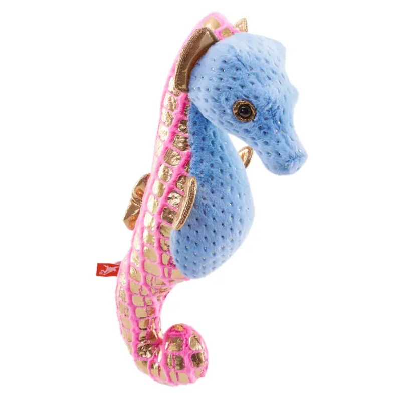 Foilkins Blue Seahorse Stuffed Animal