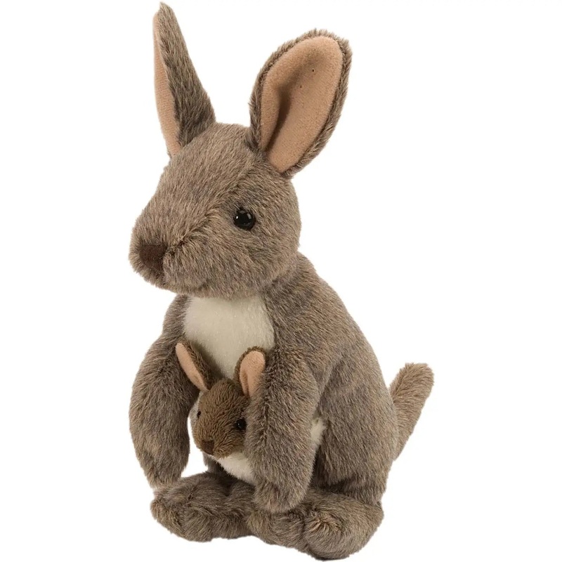 Mini Kangaroo with Joey Stuffed Animal