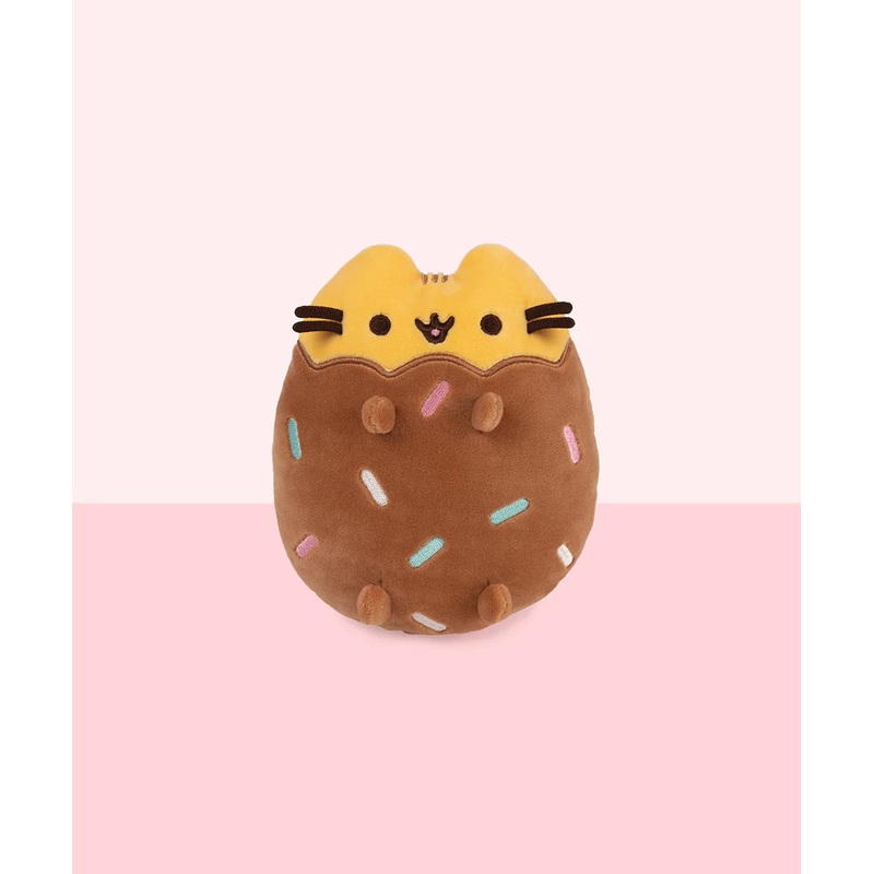 Pusheen Chocolate Dipped Cookie