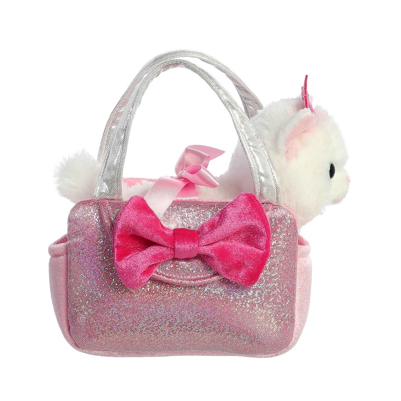 Fancy Pals Sparkle Pink Princess Kitty Carrier