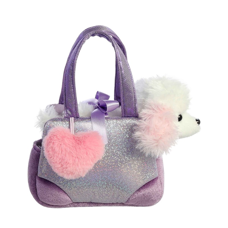 Fancy Pals Sparkle Purple Poodle Carrier