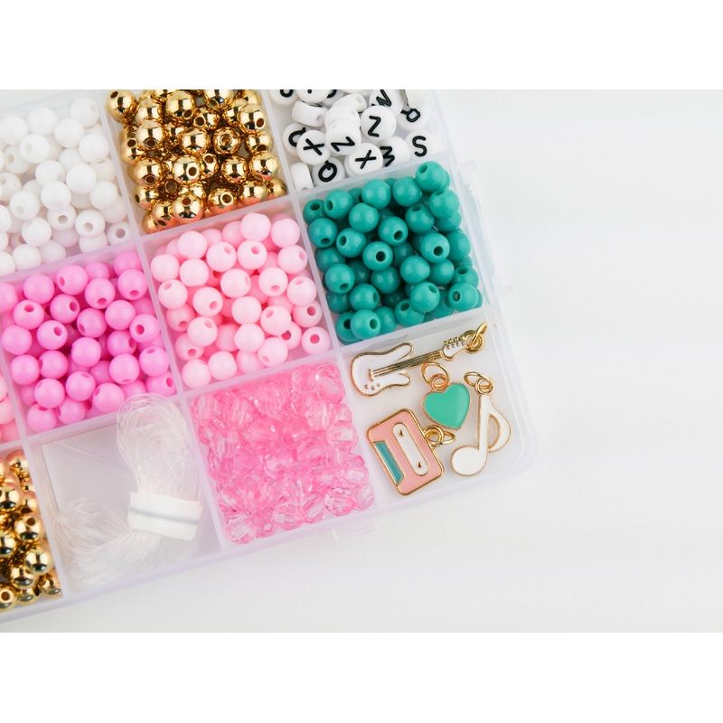 Bubblegum Groove DIY Stretchy Bracelet Craft Kit