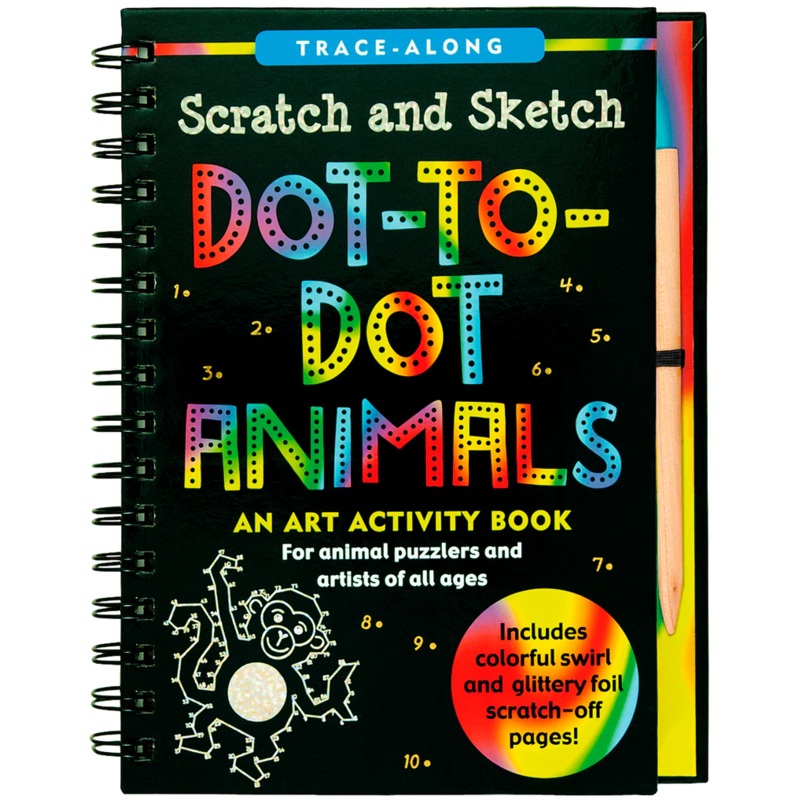 Dot-To-Dot Animal Scratch & Sketch