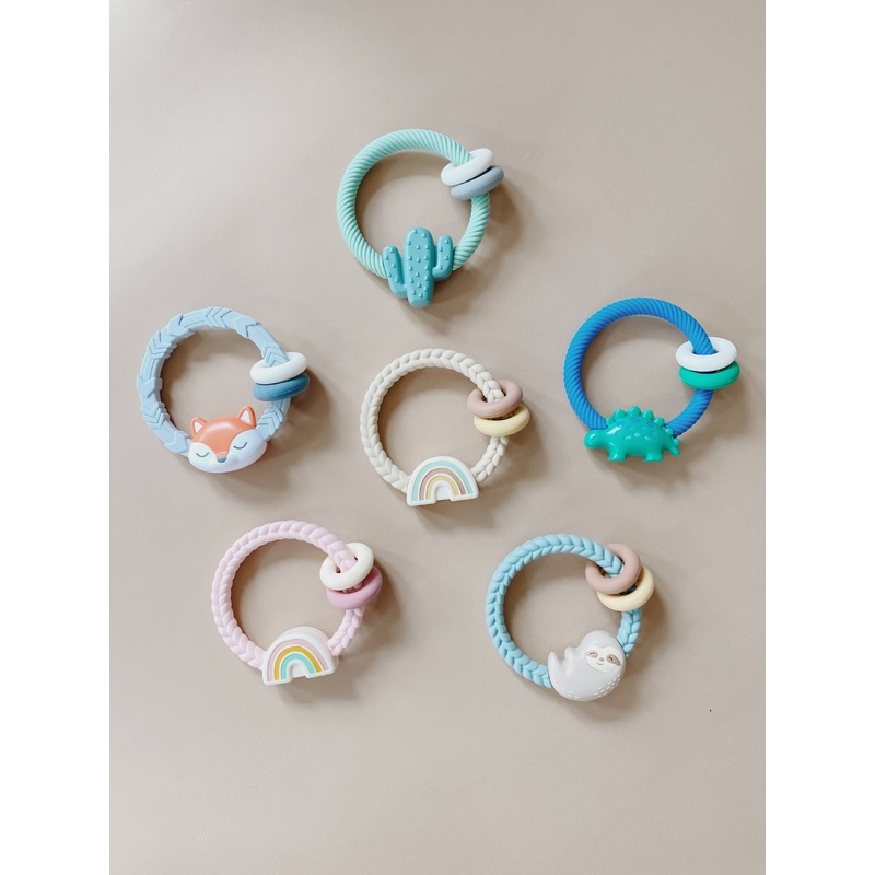Ritzy Rattle Silicone Teether Rattles