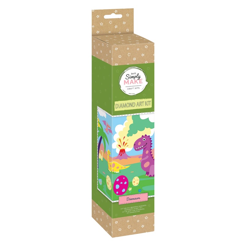 Simply Make Diamond Art Kit - Dinosaurs