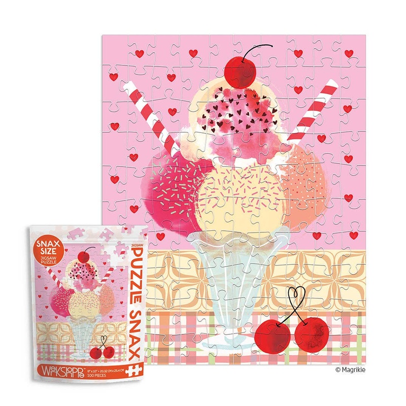 Cherry Sundae 100 Piece Puzzle Snax