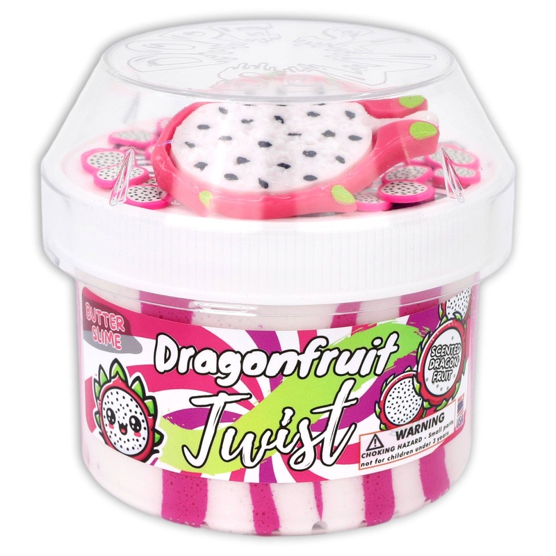 Dragonfruit Twist - Butter Textured Slime