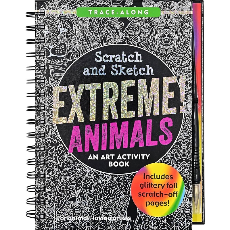 Extreme Animals Scratch & Sketc