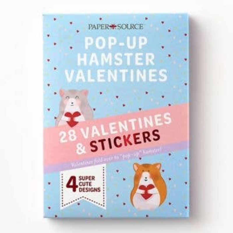 Hamster Valentine Card Set