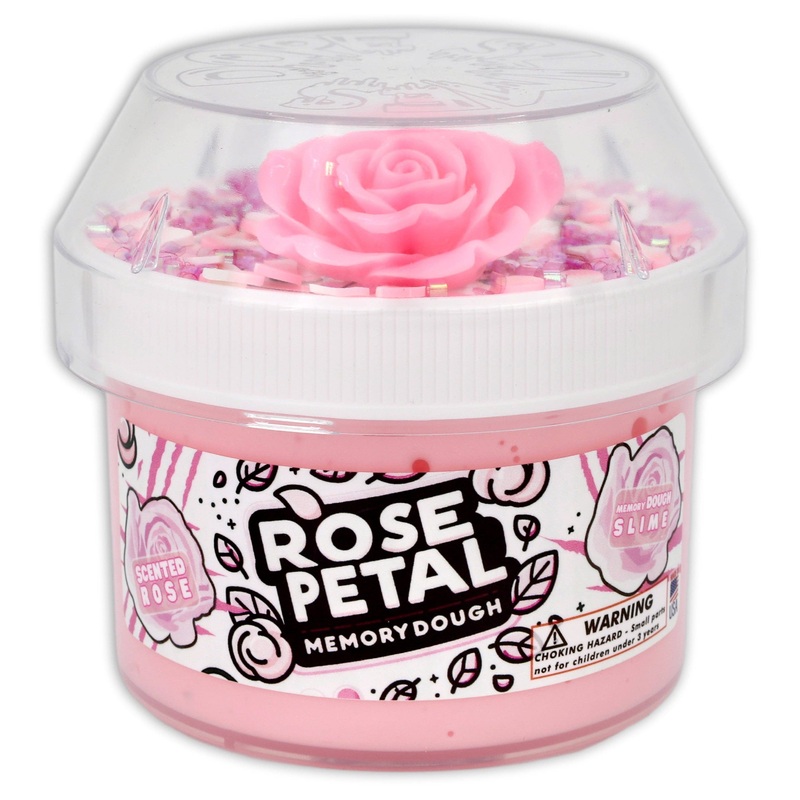 Rose Petal memoryDough - Butter Textured Slime