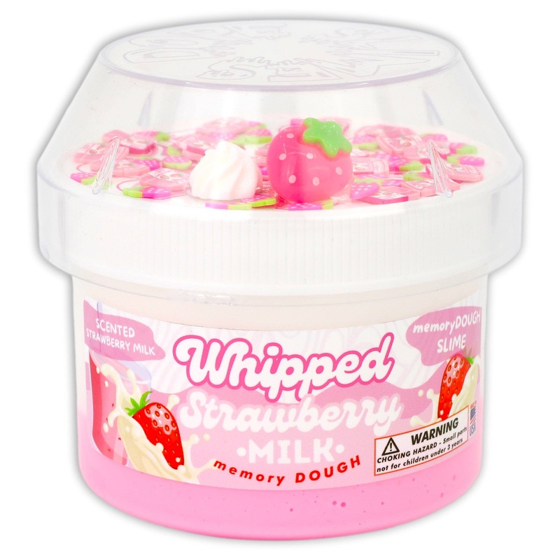 Whipped Strawberry Milk - Butter Textured Slime