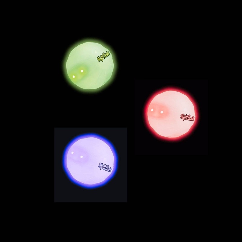NightBall Light-Up LED Baseball 3-pack