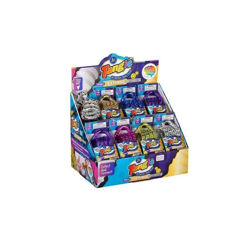 Tangle Jr. Textured Metallic Sensory Learning Toy