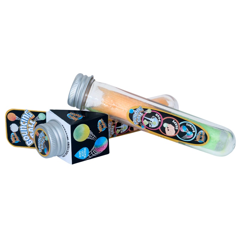 Bouncy Ball in Scientific Test Tube