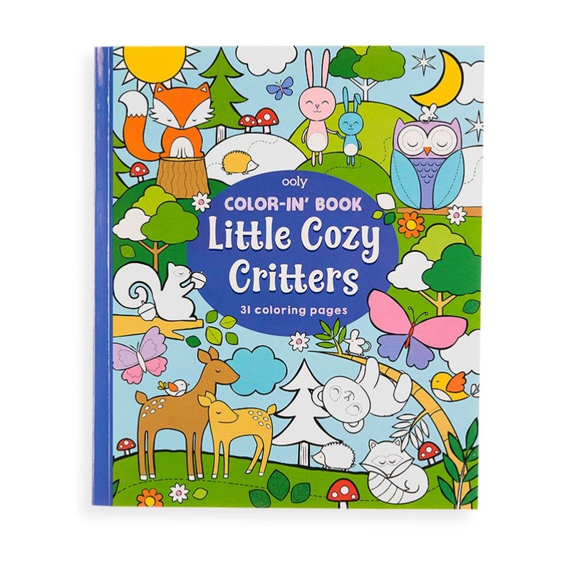 Color-in' Book: Little Cozy Critters