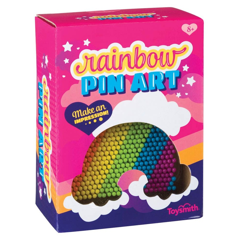 Colorful Rainbow Pin Art, Girls Boys, Room Decor Desk Toy