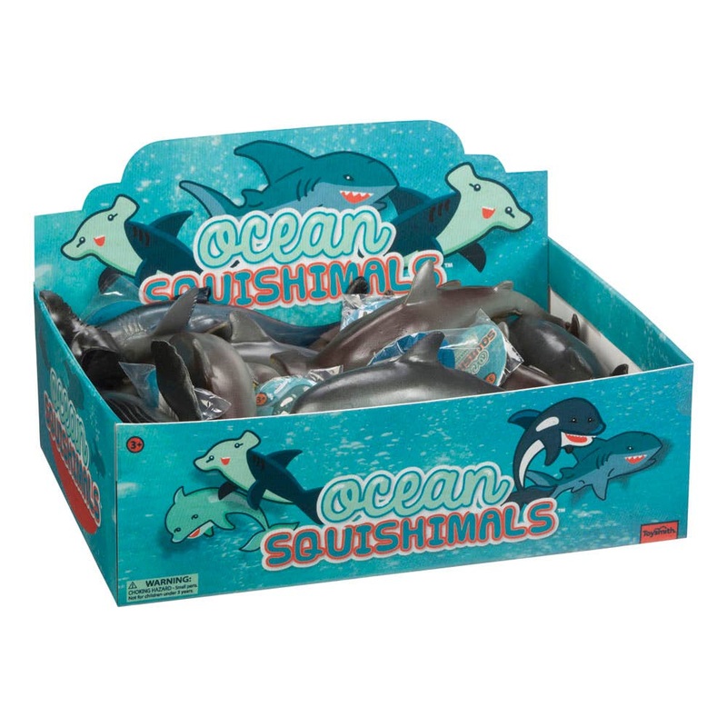 Ocean Squishimals, Sharks, Dolphins, Squishy Toy
