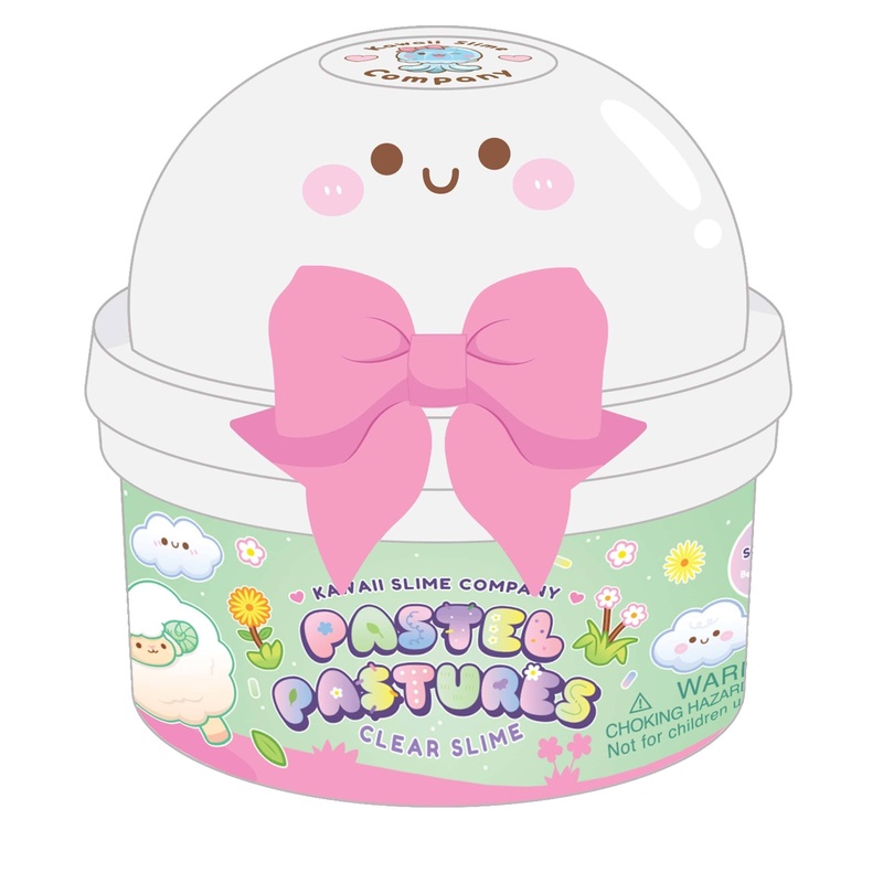 Pastel Pastures Clear Slime (4pcs/case)