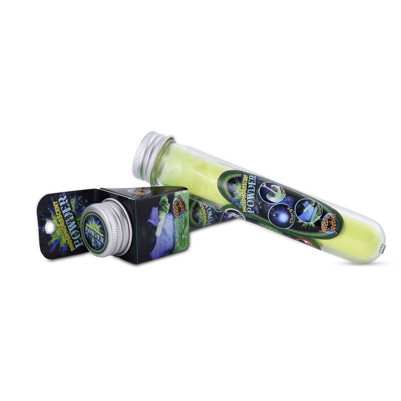 Phosphorescent Powder in Scientific Test Tube