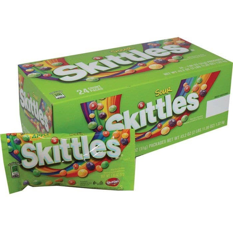 Skittles Candy Sour Flavors