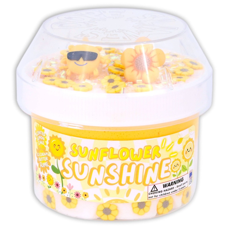 Sunflower Sunshine - Hybrid Textured Slime