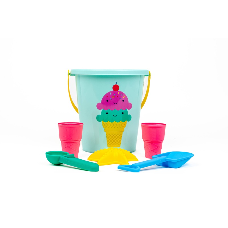 Toysmith 6-Piece Set Ice Cream Sand Bucket Set