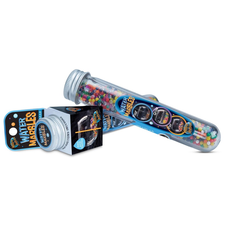 Water Marbles in Scientific Test Tube