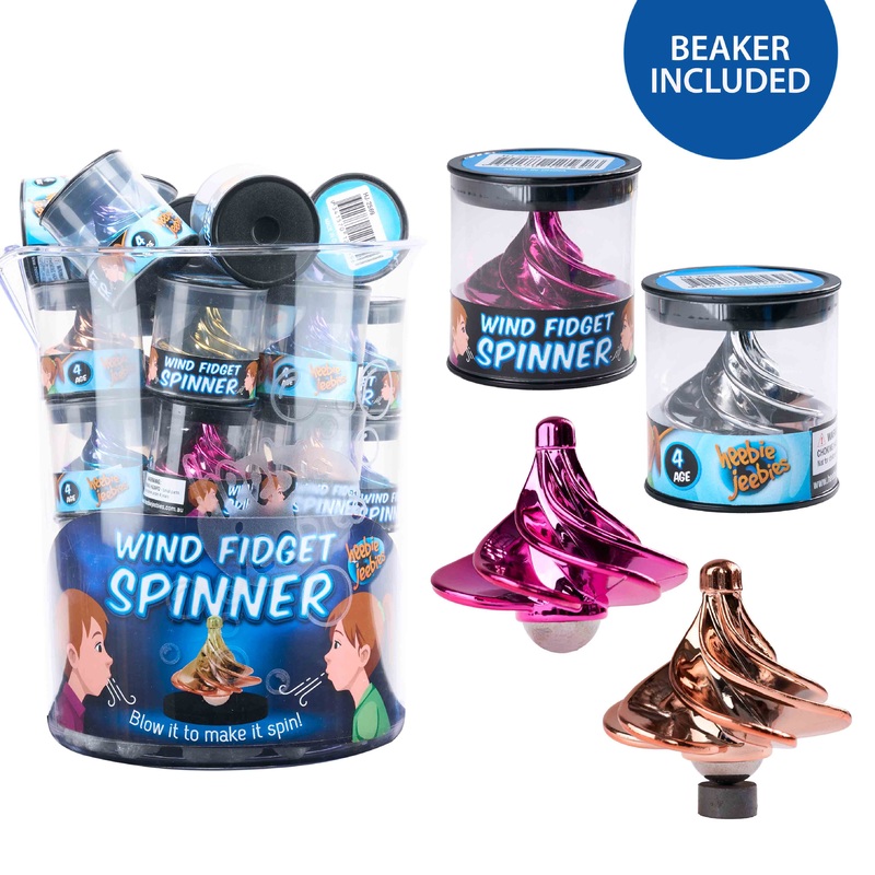 Wind Fidget Spinner in Scientific Beaker