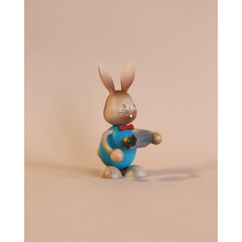 Collectible Dregeno Easter Figure - Rabbit With Egg Carton