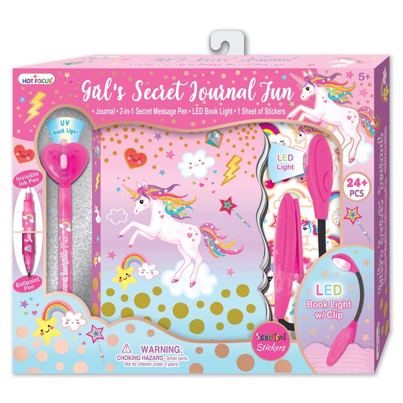 Girl's Secret Journal Fun, Unicorn