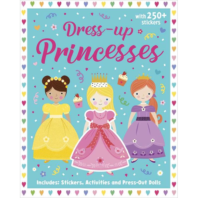 Princesses: Dress-Up Sticker Book by