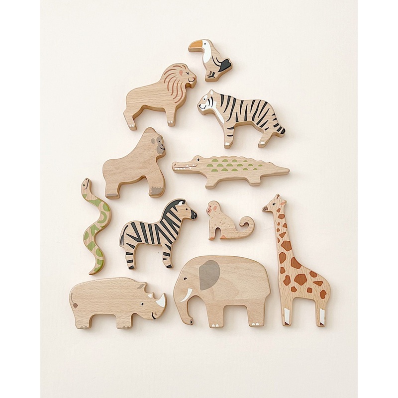 Bajo Toys | Wooden Wild Animals