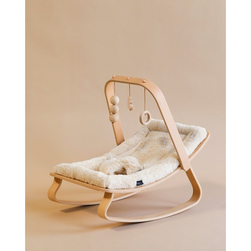 Charlie Crane LEVO Rocker with 'Fur' cushion