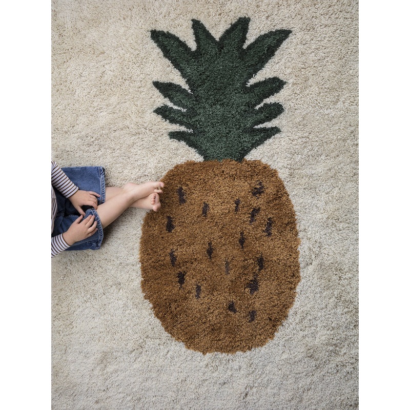 Ferm Living Fruiticana Tufted Pineapple Rug