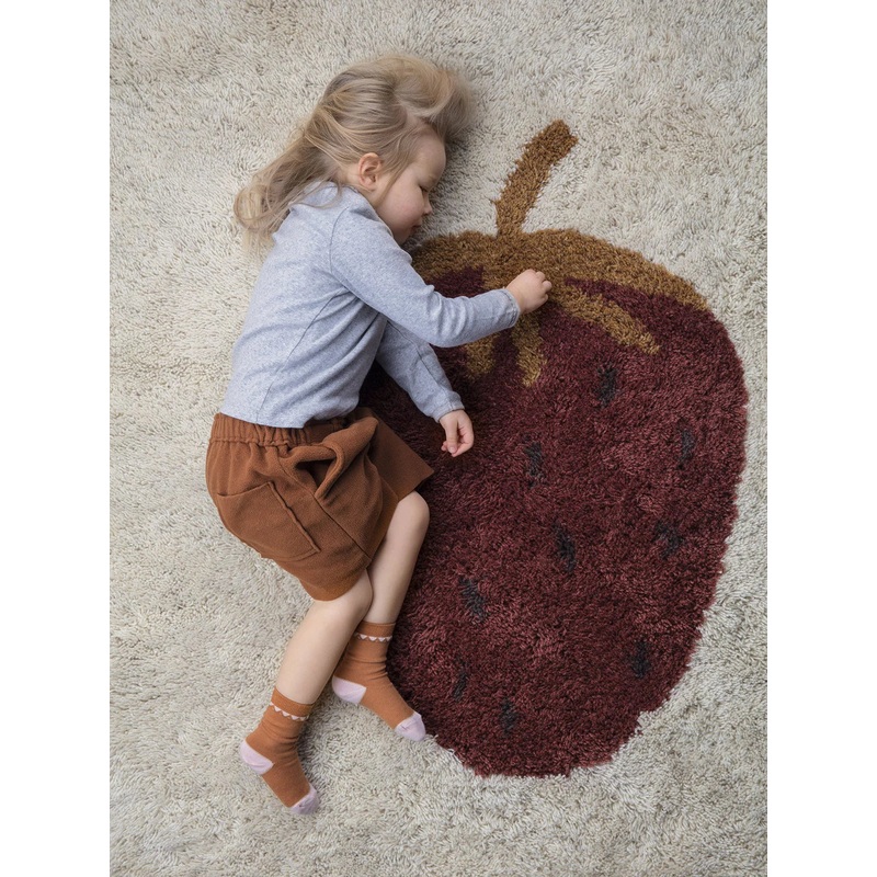 Ferm Living Fruiticana Tufted Strawberry Rug