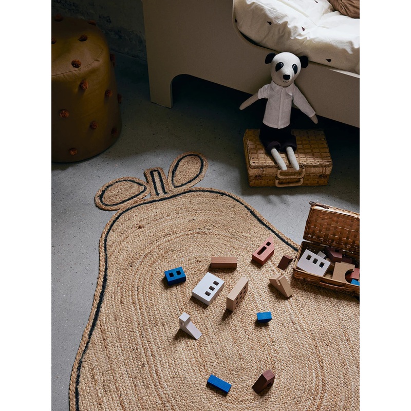 Ferm Living Pear Braided Jute Rug