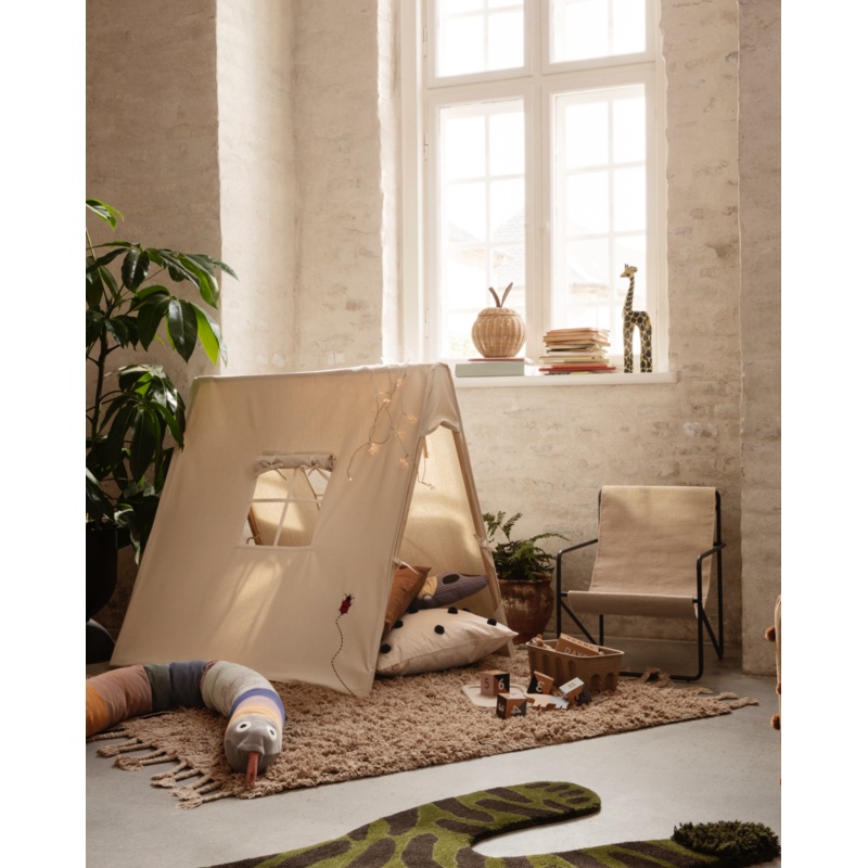 Ferm Living Tent - Ladybird Embroidery - Natural