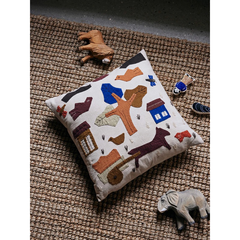 Ferm Living Village Cushion - Off-White