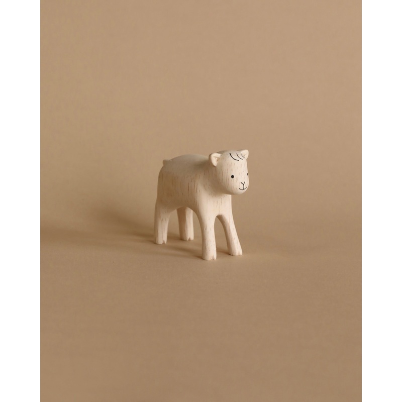 Handmade Tiny Wooden Farm Animals - Goat