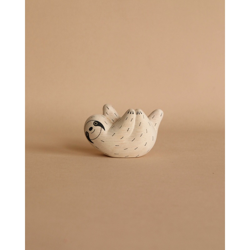Handmade Tiny Wooden Forest Animals - Sloth