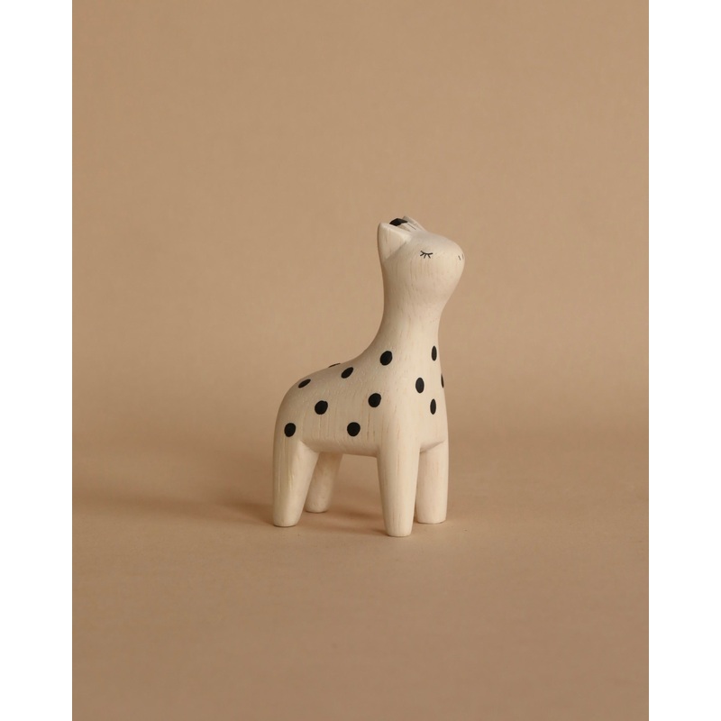 Handmade Tiny Wooden Safari Animals - Giraffe