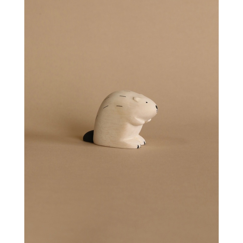 Handmade Wooden Beaver