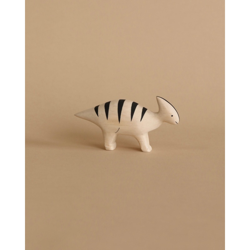 Handmade Wooden Parasaurolophus