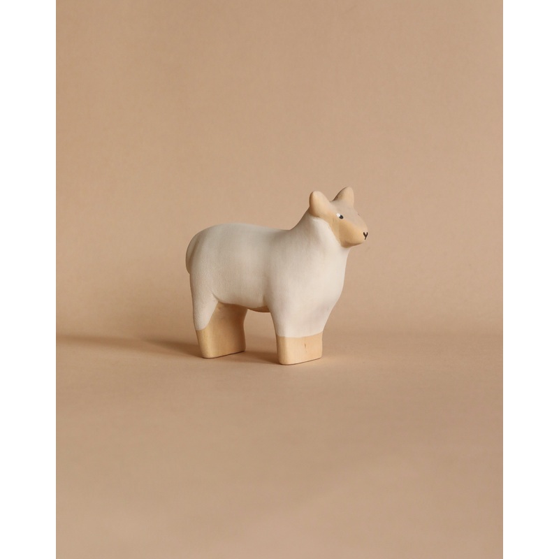 Handmade Wooden Sheep
