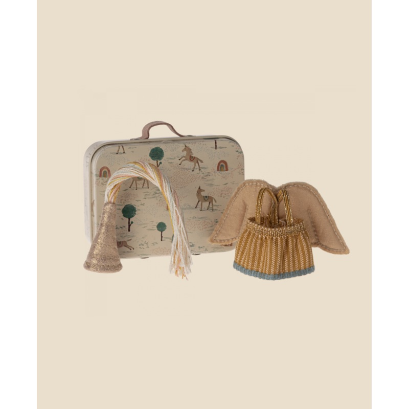 Maileg Fairy clothes In Suitcase, Little Sister Mouse