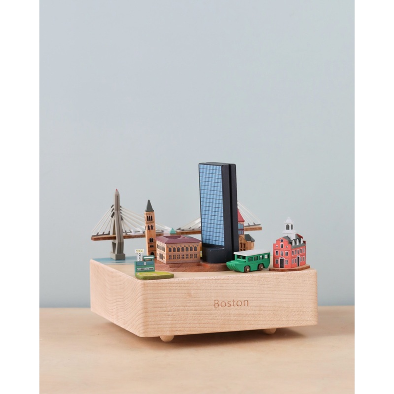 Boston Wooden Music Box