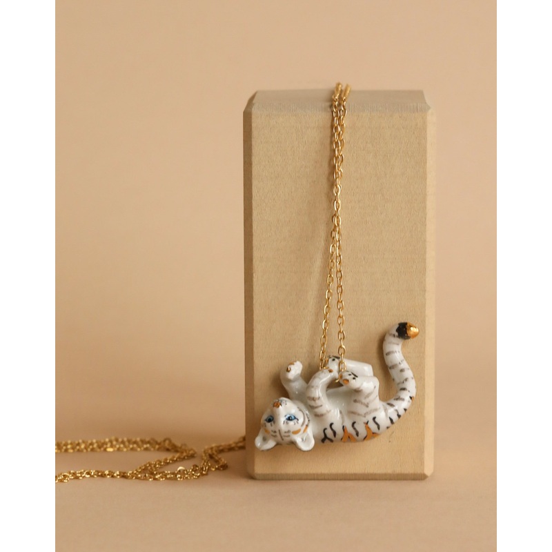 Gold Tiger Necklace