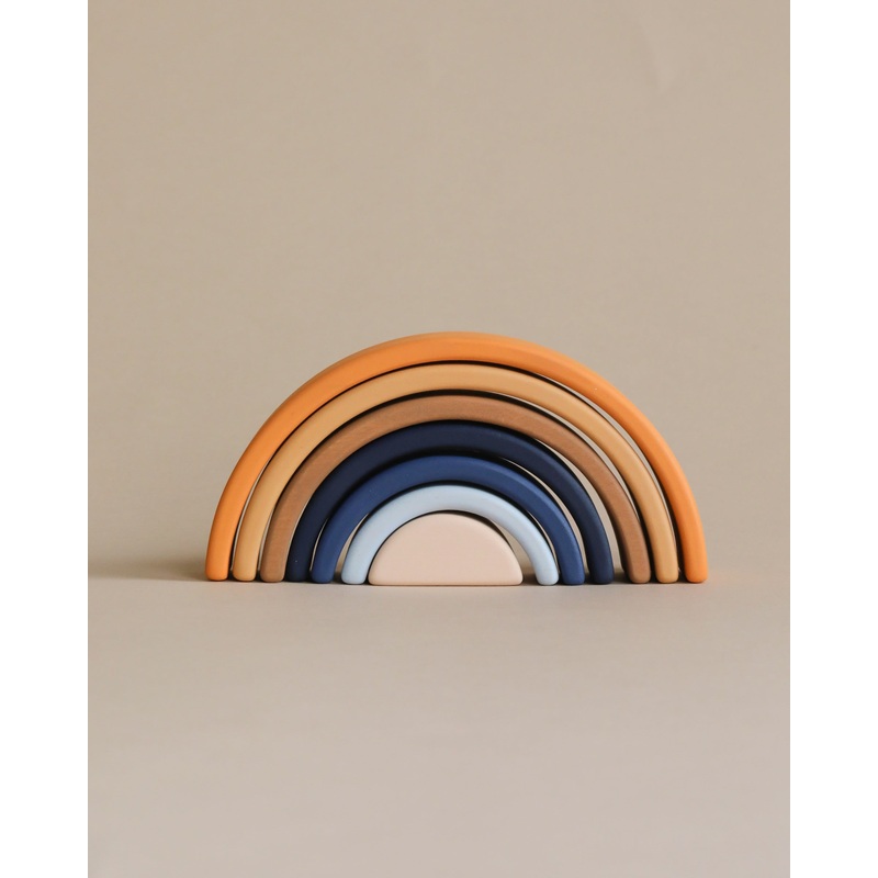 Handmade Mini Rainbow Stacker - Desert Night