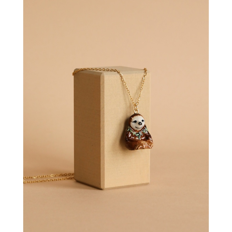 Happy Sloth Necklace