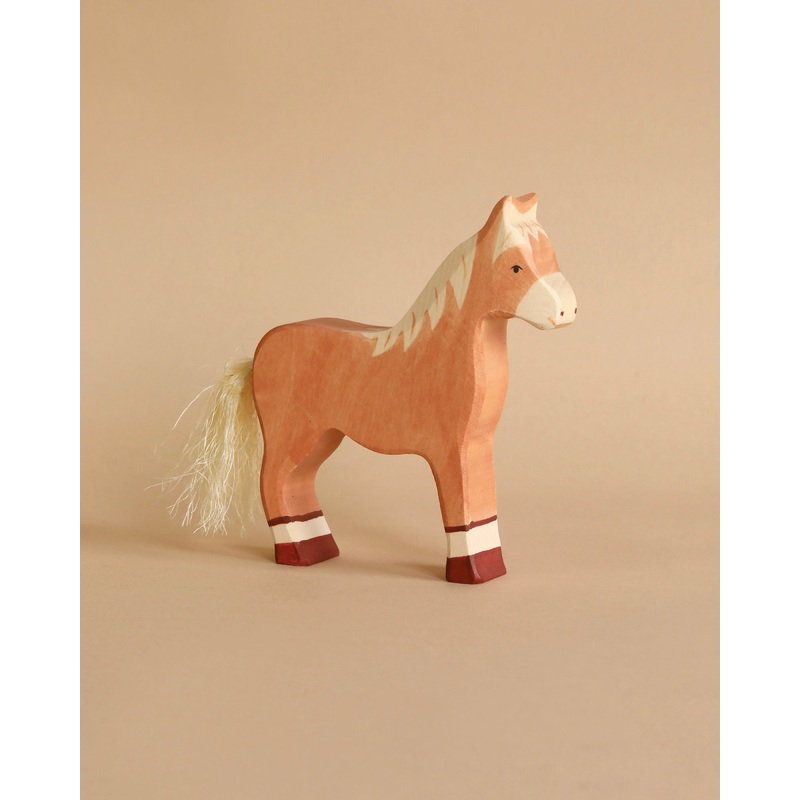 Holztiger Horse, Standing, Light Brown